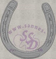 Stickmotiv: Hufeisen