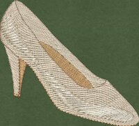 Stickmotiv: Tanzschuh Standard