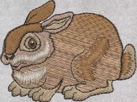 Stickmotiv: Hase 1