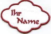Bestickung: Ihr Name