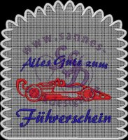 Stickmotiv: Führerschein1