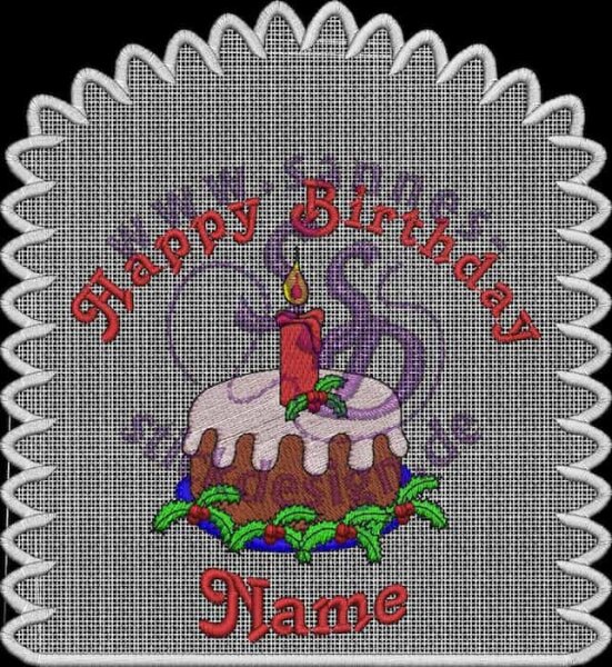 Stickmotiv: Geburtstag1