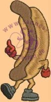 Stickmotiv: Hotdog