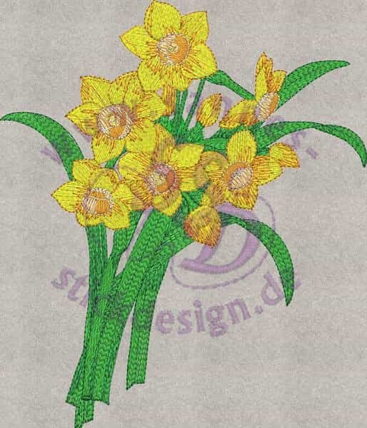 Stickmotiv: Osterglocken