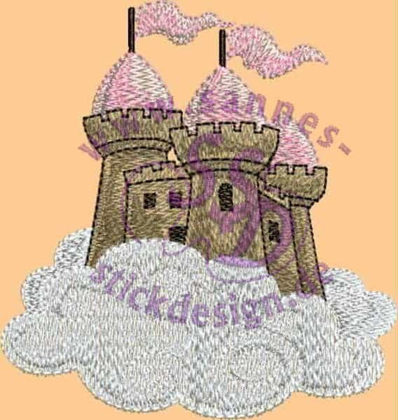 Stickmotiv: Schloss 1