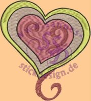 Stickmotiv: Big Heart