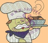 Stickmotiv: Chefkoch