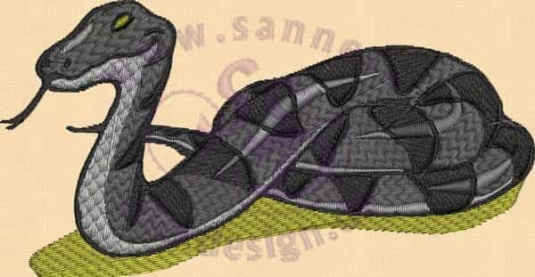 Stickmotiv: Black Mamba