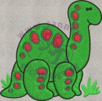 Stickmotiv: Dino